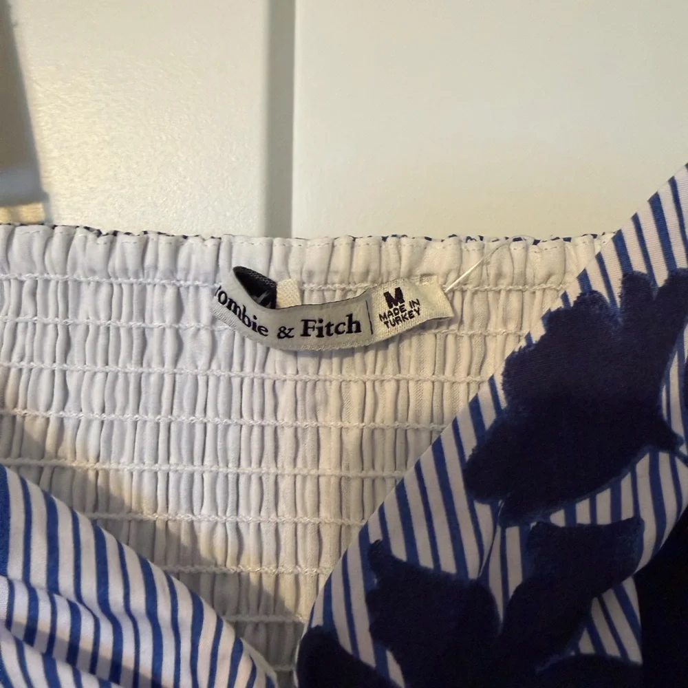 Abercrombie & Fitch Navy Floral Maxi Dress - Picture 9 of 13